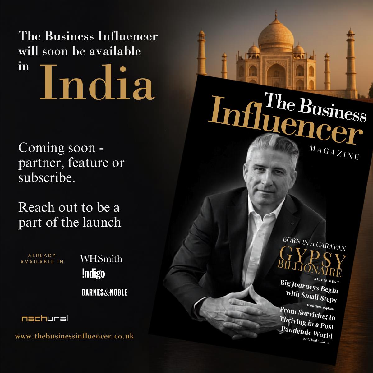 The Business Influencer India magazine — coming soon
